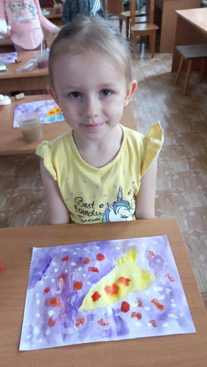 Рисование в старшей группе № 5 "Ракета"