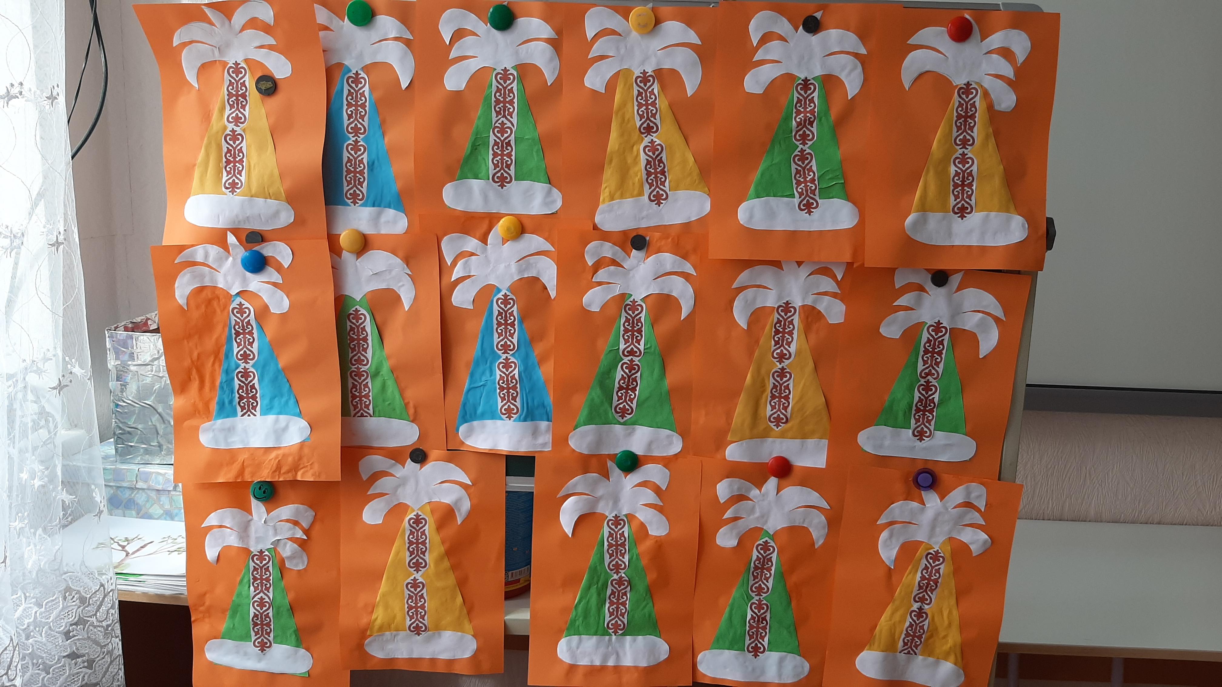 Организованная учебная деятельность в старшей группе № 10 . Аппликация "Саукеле"