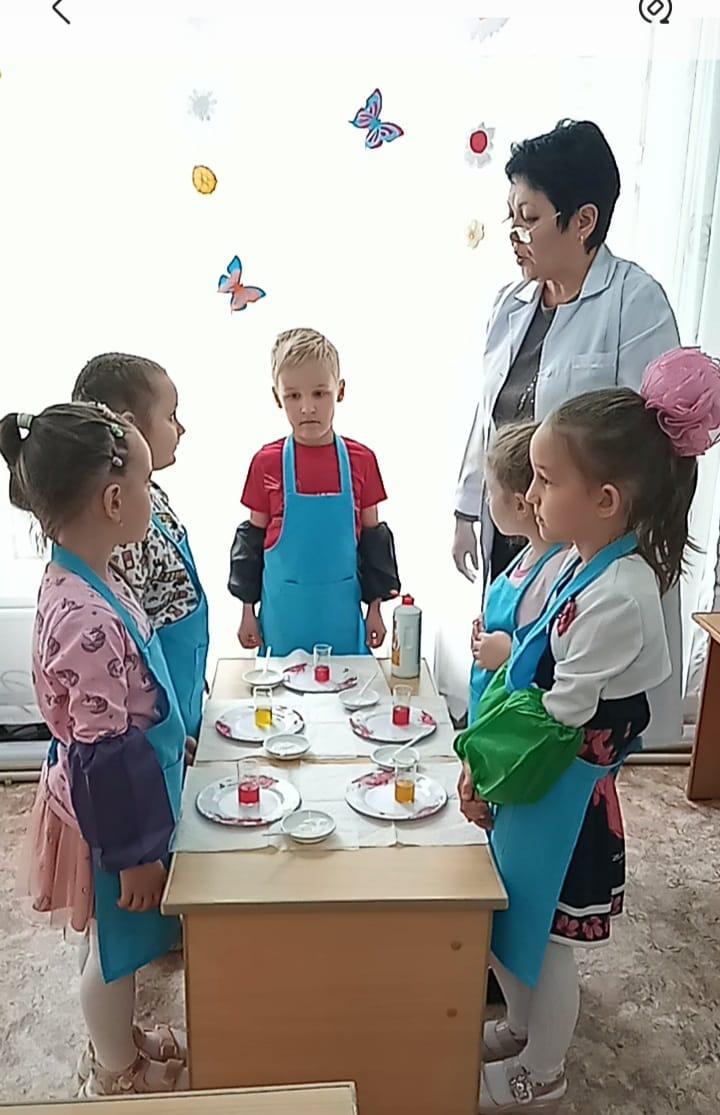 Экспериментирование в предшкольной группе № 8 "Вулкан"