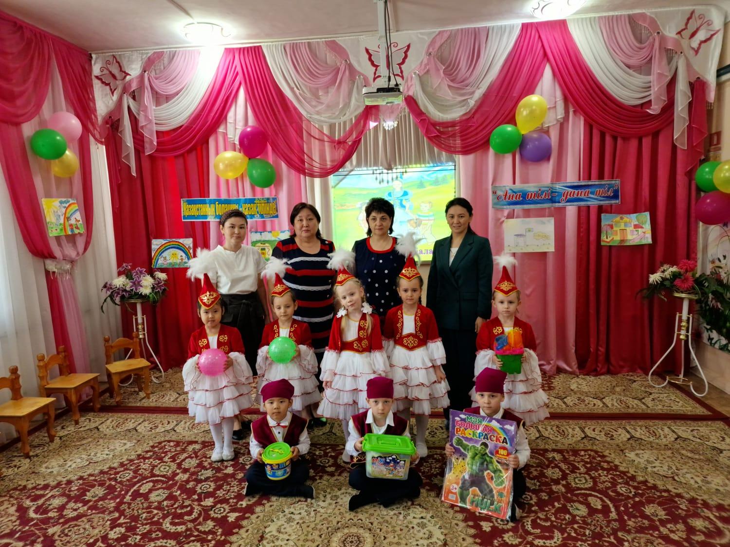 Областная акция  "Қазақшаң қалай,балақай?"