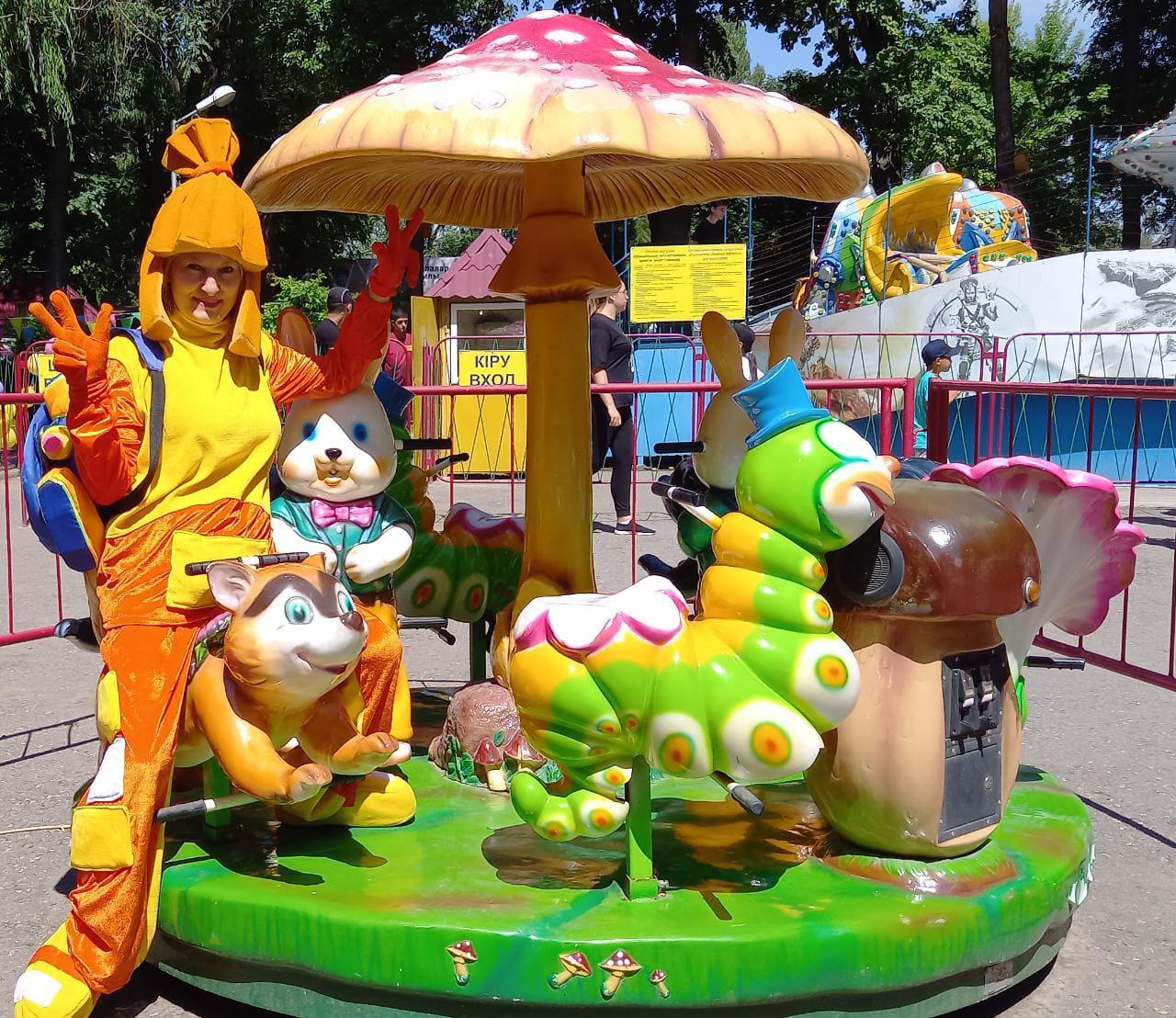 Праздник День Защиты детей в саду и в городском парке Рыскулова.